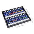 Miniatyrbilde 2 av 5: Fargerikt malingssett - 24 farger, 12 ml hver, for DIY-pigmentmaling og -tegning