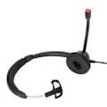Miniatyrbild 4 av 8: USB Business Headset Enkelsidiga hörlurar Stöder Högtalarvolymjustering Mic Mute Volym One Key Mute