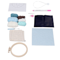 Miniatyrbild 8 av 8: Julbroderi-kit Hands On Ability Lovely Pattern Easy Operation Punch Needle Kit för nybörjare Holiday Vibes