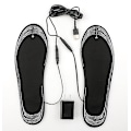 Miniatyrbilde 2 av 5: USB-oppladbar elektrisk varmesåle - varm og vaskbar for høst og vinter (svart, én størrelse)