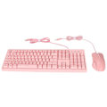 Miniatyrbillede 1 af 8: Trådløs tastatur- og musekombination ergonomisk vandtæt design RGB 6 niveauer DPI justerbart computertilbehør