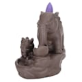 Miniatyrbillede 5 af 8: Tilbageflow Røgelse Brænder Elefant Form Vandfald Aromaterapi Holder Ornament Dekoration
