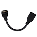 Miniatyrbild 1 av 8: HighDefinition Multimedia Interface Hane till Hona OTG Adapterkabel för Dator