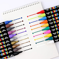 Miniatyrbillede 1 af 5: 20 Farver Akryl Paint Marker Penne, Premium Ekstra Fin Spids Akryl Paint Penne til Træ, Lærred, Sten, Klippemaling, Glas, Keramiske Overflader, DIY