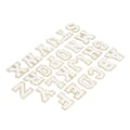 Miniatyrbillede 2 af 8: 26 stk. bogstavlapper A til Z hvide bogstavlapper DIY personlige dekorative reparation broderede sylapper