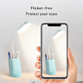 Miniatyrbilde 4 av 5: Skrivebordslampe for barn, 3 lysstyrkenivåer dimbar LED berørings skrivebordslampe oppladbar dyre skrivebord