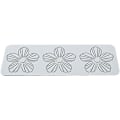 Miniatyrbild 5 av 5: 3 hål Pelargonium blommor, form, molds, silikon molds för tårtdekorering