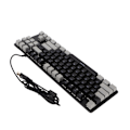 Miniatyrbilde 6 av 8: 87-tasters mekanisk tastatur RGB-bakgrunnsbelysning blå bryter rask respons USB svart grå datamaskintastatur for hjemmekontor