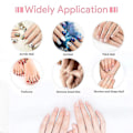 Miniatyrbild 5 av 5: 7 st Keramiska Nagelborr Set - Karbid Nagelborr Roterande Fräsar För Elektrisk Manikyr Pedikyr Nagelfil Maskin