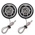 Miniatyrbillede 2 af 8: 2 stk. Kreative Auto Car Spider Pattern Super Power Loud Audio Speaker Tweeter Højttaler