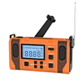Miniatyrbilde 3 av 5: Nødradio for vær, 10000MAh Værvarslingsradio med solcellelading