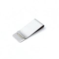 Miniatyrbillede 2 af 4: Minimalistisk Pengeclips Tegnebog i Rustfrit Stål Super Tynd Holdbar Kort Holder Sølv