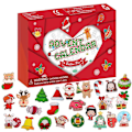 Miniatyrbild 1 av 5: Julbrosch Set Vacker Plastnål 2023 Adventskalender Lättviktig Julstil Dekorativa Nålar Skadar Inte Kläder Nålar Brosch Klänning S