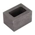 Miniatyrbild 3 av 8: Rektangulär grafitgöt Form Metall Raffineringsform Mould för smältgjutning Guld Koppar Mässing