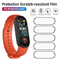 Pikkukuva 2 / 8: 5 kpl näytönsuojakalvo, kirkas naarmuuntumaton, helppo asentaa Smart Band -tarvike Mi Band 6:lle