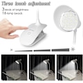 Miniatyrbillede 2 af 5: Læselampe, genopladelig læselampe med 3 lysstyrkeniveauer, berøringskontrol, 5500-6000k justerbar halsklemme læseboglampe, clip-on lampe