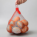 Miniatyrbillede 4 af 5: Genanvendelige Frugtposer Netpose Plastik Frugtpose Seafood Pose (100 stk, Rød) -JRCL