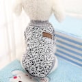 Miniatyrbillede 2 af 3: Strikket sweater til kæledyrshund, tyk og varm, vinter kæledyrshund katte tøj Zekai Grå 2XL