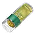 Miniatyrbillede 2 af 8: 280 ml te-vand-separationskop med dobbeltlagsisolering, gennemsigtig te-infuser-flaske til daglig grøn