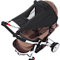 Miniatyrbillede 1 af 5: Universal Baby Stroller Solskærm - UPF50+ Vandtæt og Vindtæt Kaleche med UV-beskyttelse