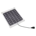 Miniatyrbillede 5 af 8: Solpanel 10W USB-udgang Transparent design Dobbeltsidet strømproduktion Solpanel til udendørs rejser