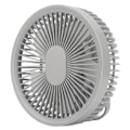 Miniatyrbillede 6 af 8: Udendørs natlys loftsventilator 2 i 1 bærbar USB-opladnings-LED-ventilator til hjem, bil, kontor, skrivebord, camping, rejse, grå