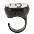 Miniatyrbillede 4 af 8: Fjernbetjening Scrolling Ring Bluetooth 5.3 APP Sidevender Kamera Lukker Fjernbetjening Selfie Knap Clicker med Opladningsetui til Mobiltelefon Sort