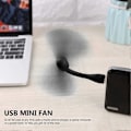 Miniatyrbilde 4 av 5: USB-vifter, Liten Vifte, USB Liten Vifte, 2 stk Bærbar USB-vifte, 360 Justerbar USB-vifte, Stille Vifte, USB Oppladbar Håndholdt Bærbar Vifte