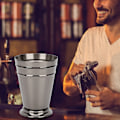 Miniatyrbillede 6 af 8: 304 rustfrit stål iscocktail kop drikkevin krus anti-fald til bar fest bartender værktøj (sort 400 ml)