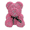 Miniatyrbilde 2 av 5: Dropshipping 40cm Rosebjørn Hjerte Kunstig Blomst Rose Teddybjørn For Kvinner Valentinsdag Bryllup Bursdag Julegave Dyp rosa 25CM