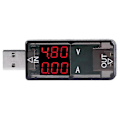 Miniatyrbillede 1 af 5: USB Tester Meter, Farve LCD Display Voltmeter Amperemeter Strømmåler Multimeter Oplader USB Tester Test Hastighed af Opladerkabler