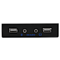 Miniatyrbillede 7 af 8: USB2.0 HDAUDIO Floppy Frontpanel 3,5' 9Pin til 2 USB2.0 Interface med Mic Audio