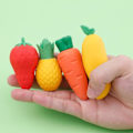 Miniatyrbillede 5 af 5: 4 Pak Søde Frugt Viskelædere, Mango Ananas Jordbær Gulerod