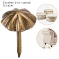 Miniatyrbillede 6 af 8: 150 stk. møbelpolstringssøm Retro Glansmønster Sofa Dekoration DIY Tøj Tilbehør Jern 11MM