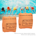 Miniatyrbillede 7 af 8: Børn Svømmearm Ring Oppustelig Float Circle Børn Svømning Læring Sikkerhed Pool Armbånd Orange