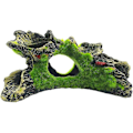 Miniatyrbillede 2 af 4: Akvarietræstamme Dekorationer 3 Dele Resin Hul Træstamme Ornamenter Hule Klippe Dekorationer til