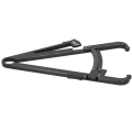 Miniatyrbillede 3 af 8: Sort plastik kropsfedt caliper Unisex hudfold caliper kropsfedt måleenhedMetrisk caliper