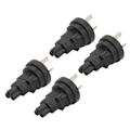 Miniatyrbillede 8 af 8: AU-stik til IEC320 C5 strømadapter 3-benet AU-stik til C5-konverter til bærbar strømadapter printer AU-stik 100-250V