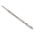 Miniatyrbilde 3 av 8: Dual Head Cuticle Pusher Rustfritt stål Cuticle Pusher Neglepedikyrverktøy for fjerning av død hud callus