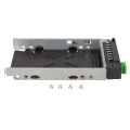 Miniatyrbilde 5 av 8: Harddiskbrett 2,5 tommer Sølv Svart SAS SATA HDD-brett Caddy for Fujitsu for Primergy RX600 RX300 RX90