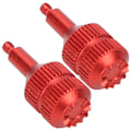 Miniatyrbillede 4 af 8: 2 stk. aluminium controller joysticks til DJI FPV V2 beskytter fjernbetjening rocker rød