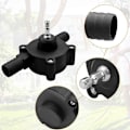 Miniatyrbillede 3 af 5: Miniature håndpumpe, bærbar elektrisk håndpumpe, selvansugende elektrisk boremaskinepumpe med to tilslutninger til akvarium, dam, springvand, have