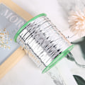 Miniatyrbild 8 av 8: 400 Yards Twist Slipsar Godispåse Bakning Förpackning Presentkartong Blomma Twist SlipsarSilver