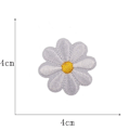 Miniatyrbillede 4 af 4: Blomster Applikationer Patches Stryge-på Broderet Blandet Farve 36 Styk