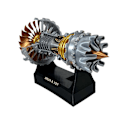 Miniatyrbilde 3 av 5: TR900 Turbofan Motor Modell Flymotor Kit Turbojet Motor Modell