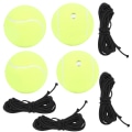 Pikkukuva 4 / 8: 4 kpl / set korkea elastinen tennispallo kuminauhalla urheiluharjoitteluun