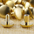 Miniatyrbild 5 av 5: Bågbälteskruv i mässing för läderhantverk - 4-10 mm 8 mm