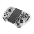 Miniatyrbillede 6 af 8: Transparent trådløs gamepad til Switch 6 akser Gyro Dual Vibration Turbo-funktion RGB-lys trådløs gamingcontroller KS41