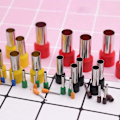 Miniatyrbild 5 av 5: 40-dels Set med Runda Stämplar i Rostfritt Stål och Plast för Polymerlera och Keramiska Hantverk