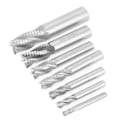 Miniatyrbillede 3 af 8: 7 stk./sæt 4 Flutes 6-20mm HSS End Mill Router Bit Roughing Chipbreaker Fræser